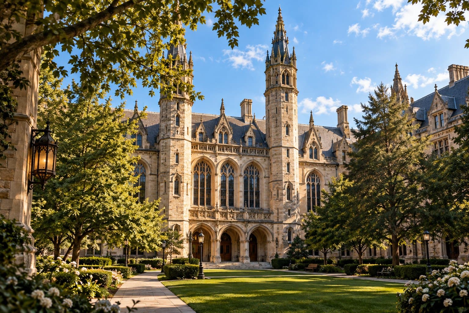 A historic university campus